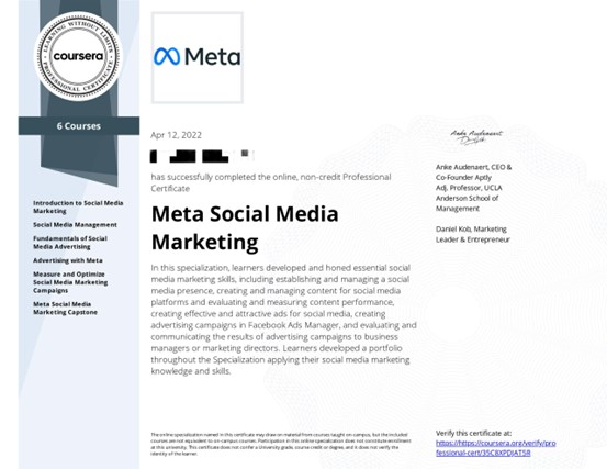 Meta Social Media Marketing