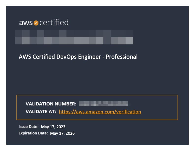 AWS Certified DevOps Engineer - Professional